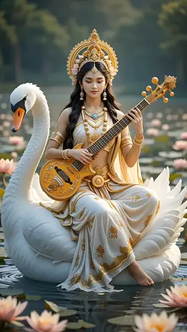 jay Saraswati Mata ❣️🌸 #saraswati #mata  #maa #mythology #fyp 