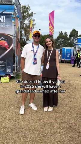 Hattie 🐐 #ausgp #f1 #hattiepiastri #oscarpiastri #piastrigrandstand @Hattie ♡ @Oscar Piastri @AusGP 
