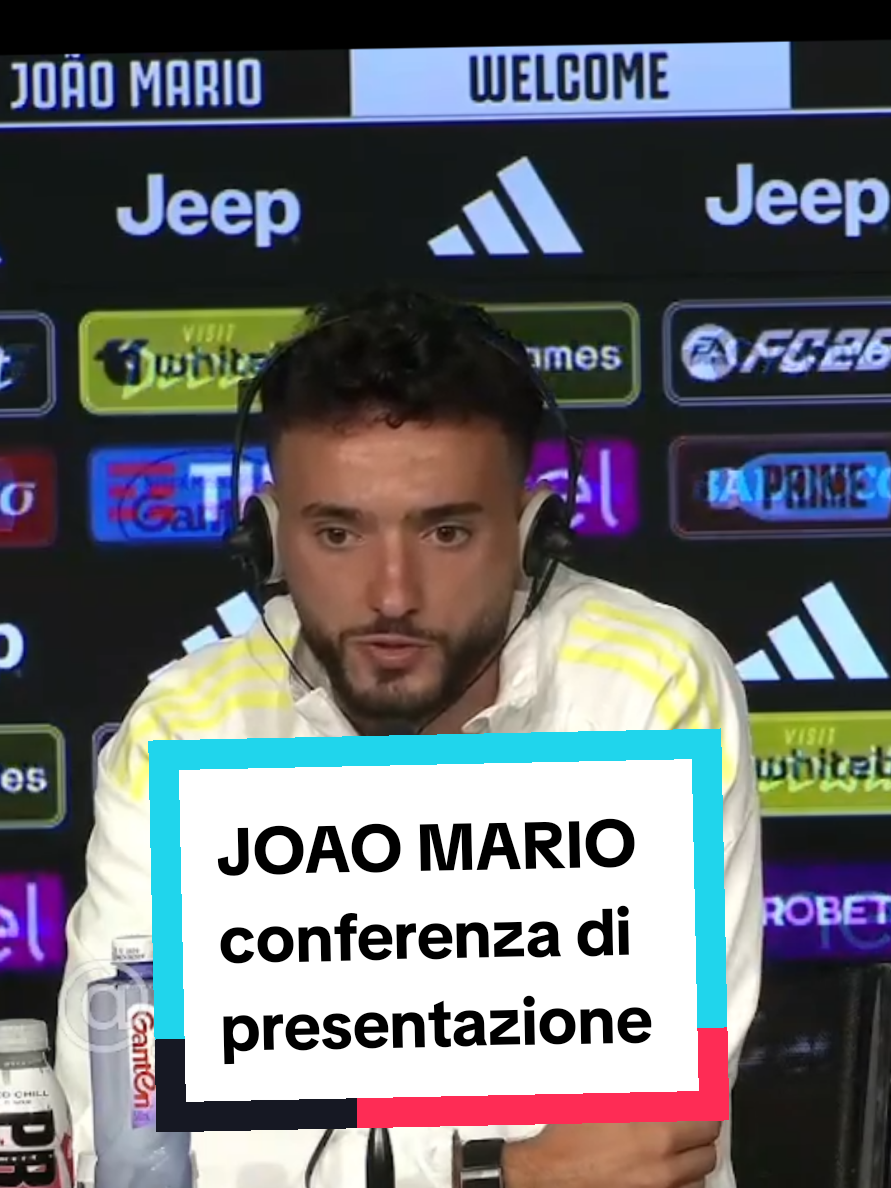 JOAO MARIO conferenza stampa di presentazione alla JUVENTUS oggi 