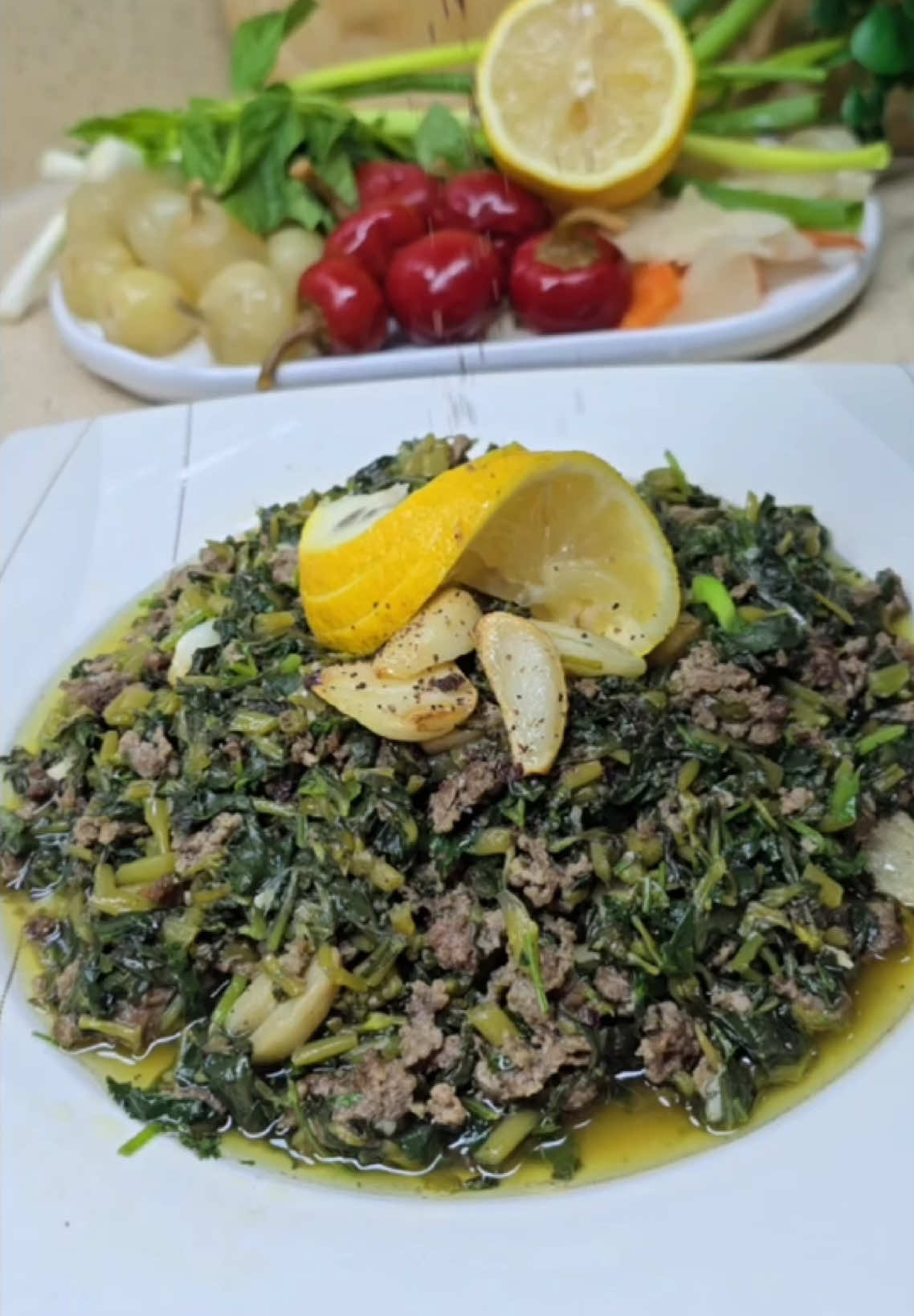 أكلة تراثية شامية على أصولها 🥬✨البقلةكنز غذائي ودوائي#مطبخ_مروة_الحربي #اكلات_سريعة #وصفات_سهله #بقلة 