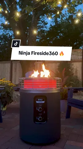 🚨 NEW NINJA ALERT 🚨 Meet the Ninja™ Fireside360™ - your new outdoor heater & fire pit, all in one. 🔥♨️ Turns on at the twist of a dial, no smoke in your face, and 360 heat coverage so there are no bad seats. 💯 Your house just became THE hang-out spot, year-round. 👀 #NinjaFireside #NinjaFirepit