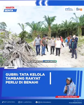 Untuk menjaga lingkungan, khususnya kawasan Sungai Indragiri dari pencemaran akibat penambangan ilegal, Gubernur Riau Abdul Wahid bersama Kapolda Riau Heri Heryawan, Bupati Kuantan Singingi dan Bupati Indragiri Hulu meninjau langsung kawasan pertambangan emas tanpa izin (PETI) yang berada di tengah kebun sawit di Kabupaten Kuansing, Kamis (21/8/2025).  Klik rri.co.id dan pilih daerah Pekanbaru untuk informasi lebih lanjut. Dengarkan siaran RRI dan dapatkan berita terkini dengan download aplikasi RRI Digital di Play Store. #penambanganemastanpaizin #peti #kuantansingingi #gubernurriau #abdulwahid 