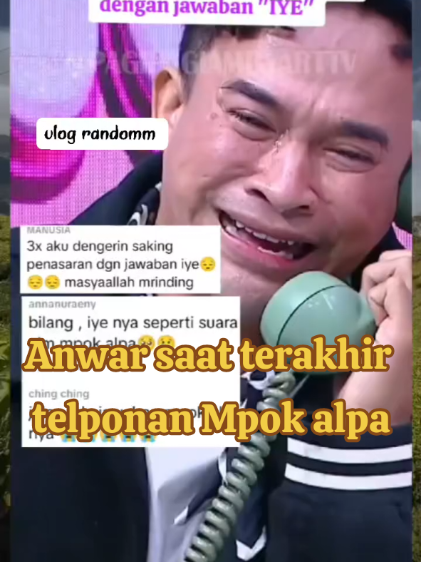 Saat Anwar Telponan sama Mpok Alpa saat terakhir  #semuaorang #almarhumah #saatterakhir #virall #fyp #fypjangkauanluas #mpokalpa 