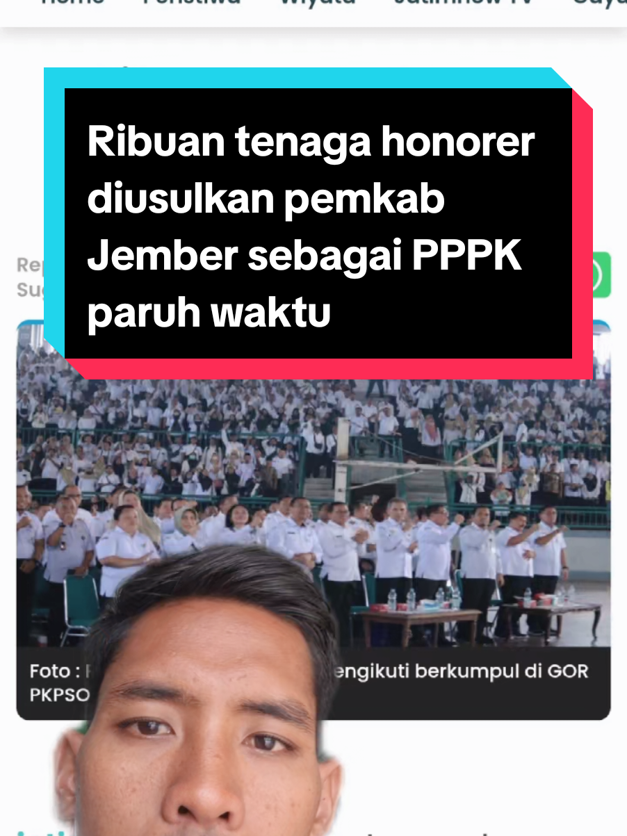 Ribuan tenaga honorer diusulkan pemkab Jember sebagai PPPK paruh waktu. semoga pemkab lain menyusul . amiin  #asn ##pppk #pppkparuhwaktu #nondatabase #pns 