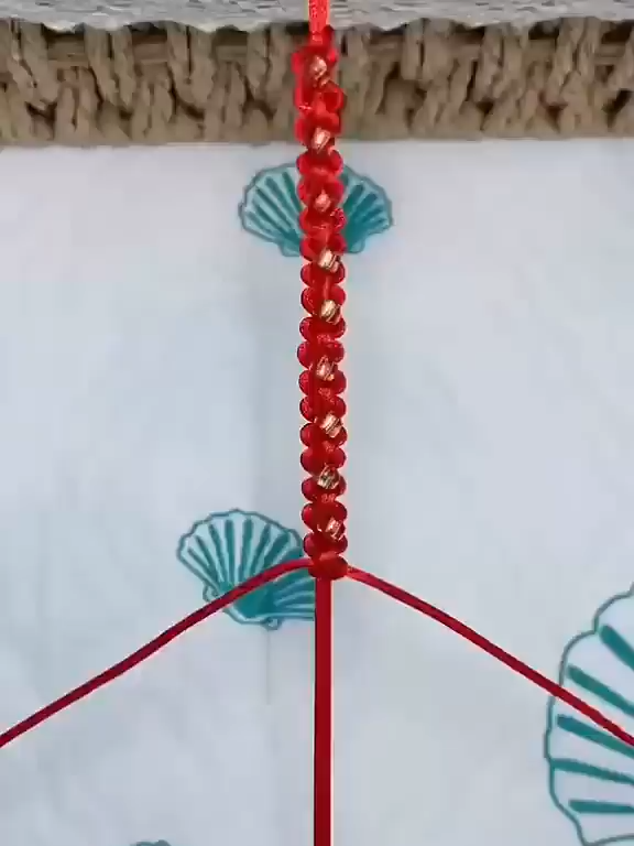Instructions for tying beautiful red bracelets _diy _crafting _bracelets#diyromiocraft #DIYBracelet #HandmadeBracelets #BraceletFromScratch #CraftingJoy #BraceletLovers #CreativeHands #BeadedBracelets #FriendshipBracelet #CraftingTime #DIYAccessories #ArtisanBracelet #BraceletDesign #DIYCrafts #DIYCraftingIdeas #EasyDIY #CreativeJewelry #DIYWithMe #CustomBracelets #EasyKnots