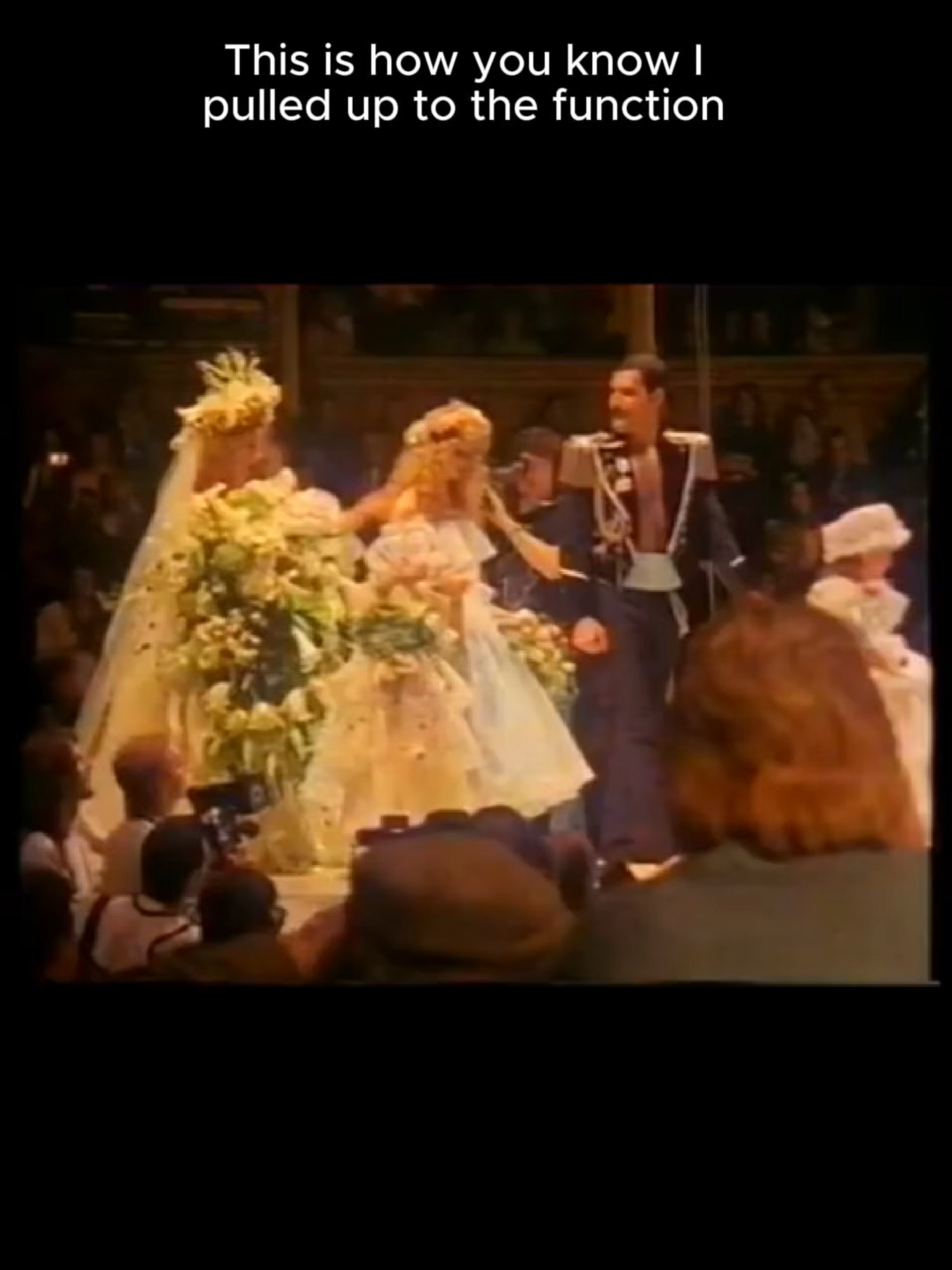 Can never beat Freddie at the Fashion Aid in 1985 💅 #QueenOnTikTok