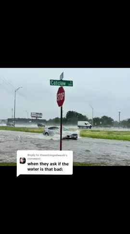 Replying to @theunhingedweeb Abilene, Texas LITERALLY has some of the worst road maintenance EEEEEEVVVVEEERRRR ‼️‼️‼️ #abilenetx #badroads #rain #flooding #literally 
