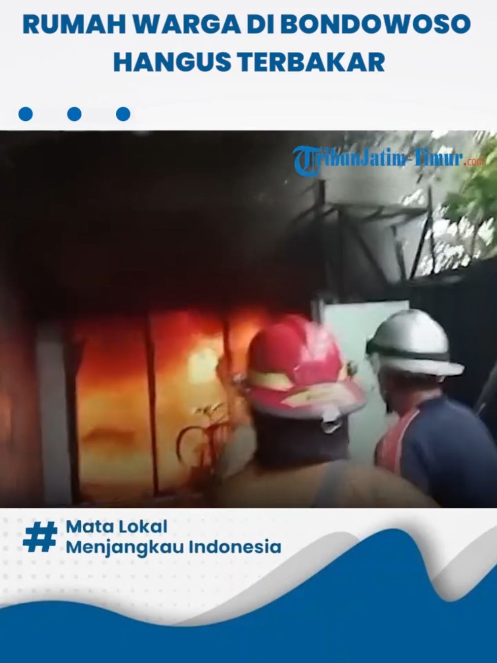 DIDUGA KONSLETING LISTRIK, RUMAH WARGA DI BONDOWOSO HANGUS TERBAKAR.  #konsleting #bondowoso #listrik #tribunjatimtimur #fyp 