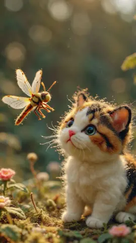 I love cats ❤️❤️❤️ #cat #cute #needlefelt #calming #cozy 