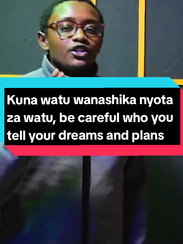 What you go telling people doesn't not come to pass, be careful who you tell your dreams to.