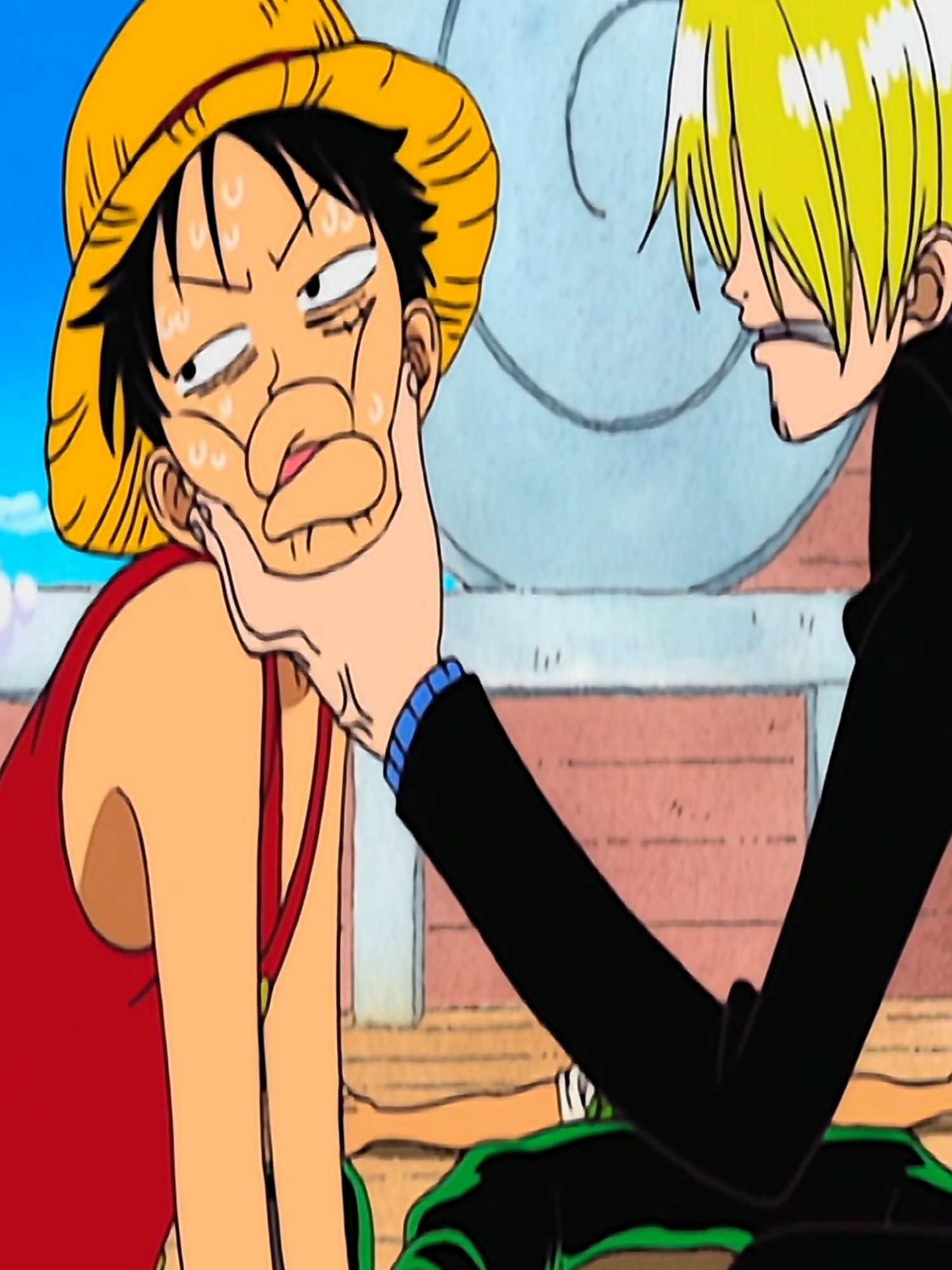 Luffy’s Epic Poker Face Fail! #anime #luffy #nami #short