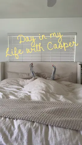 Day in my life with @Casper — if you never leave your bed, you’re never late? We got the Casper Snow Cooling Hybrid Mattress 🛌❄️☁️ #casperone #caspersnow #caspersnowmax #casper #matteessentials #diml #ad 