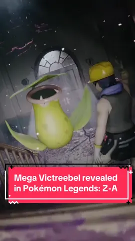 #PokemonLegendsZA just went into horror mode to reveal Mega #Victreebel 🫣 
