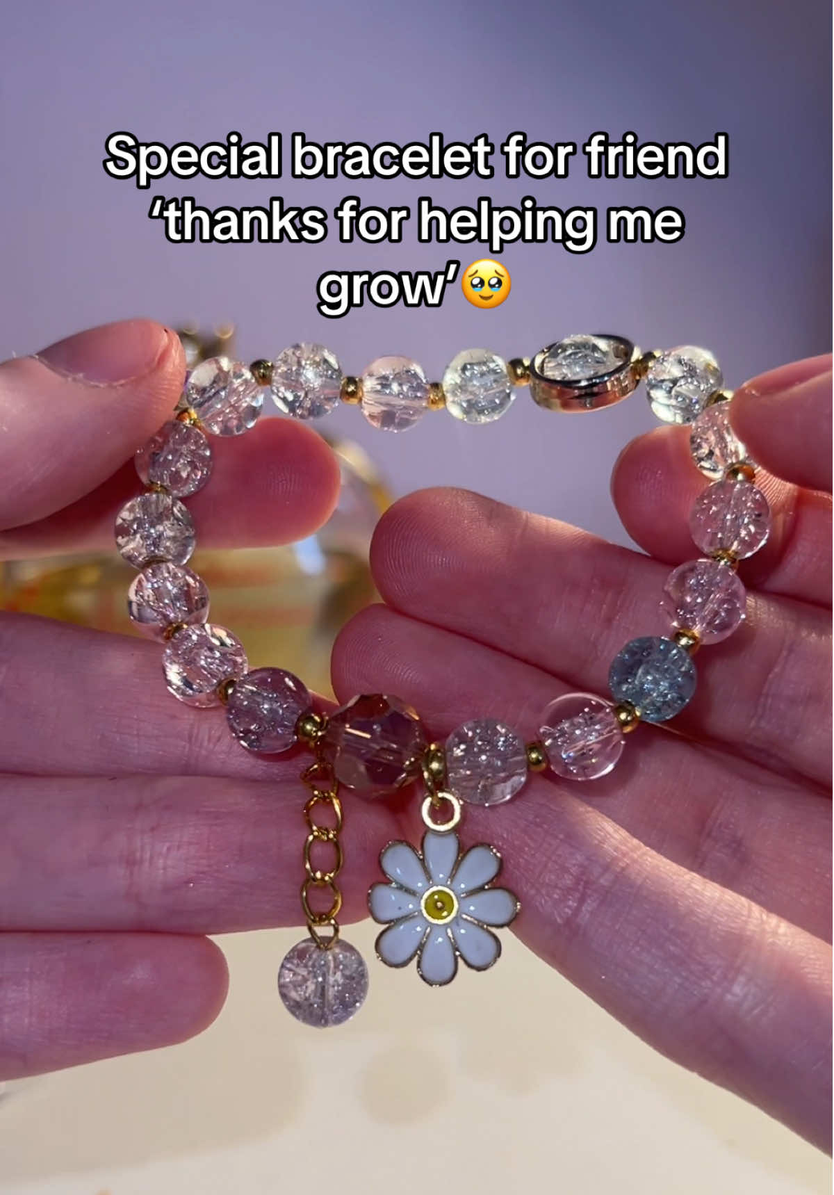 The perfect gift for any friend who means a lot to you 🥺 #bracelet #friendship #gift #fyp #commision 