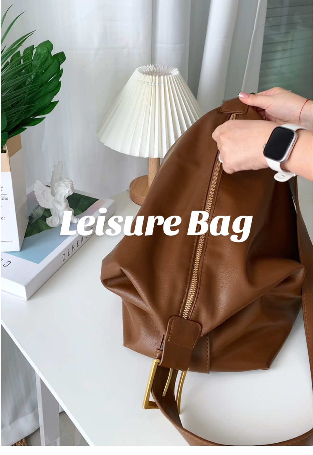 Finally i Got it 🧸  for my everyday outside essential.. so spacious... soft pu leather... Large capacity #leisurebag #causal #unisex #womensbag #menfashion 