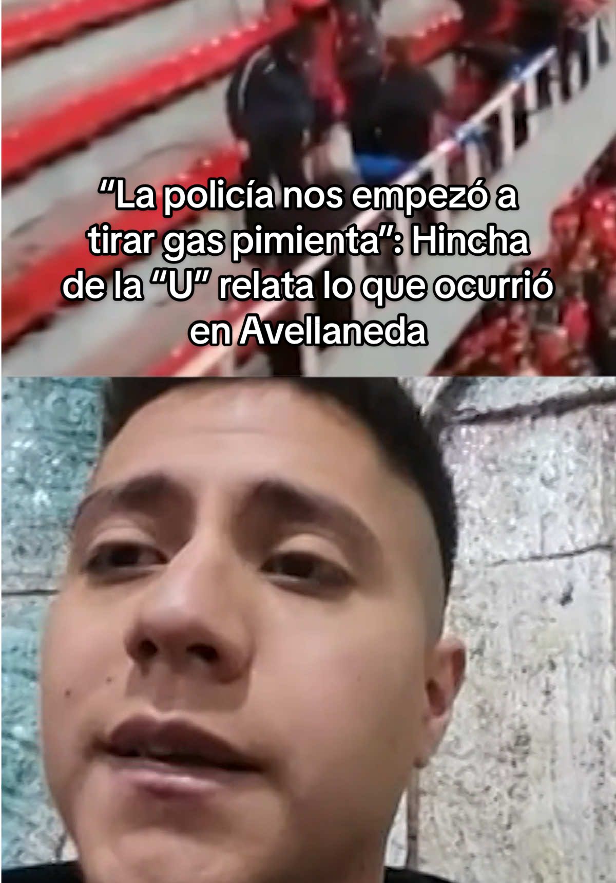 En #MuchoGustoMega nos pusimos con contacto con un hincha de Universidad de Chile que estuvo en el partido contra Independiente 💬 Revisa aquí su relato 😮 #udechile #avellaneda #independiente #copasudamericana 
