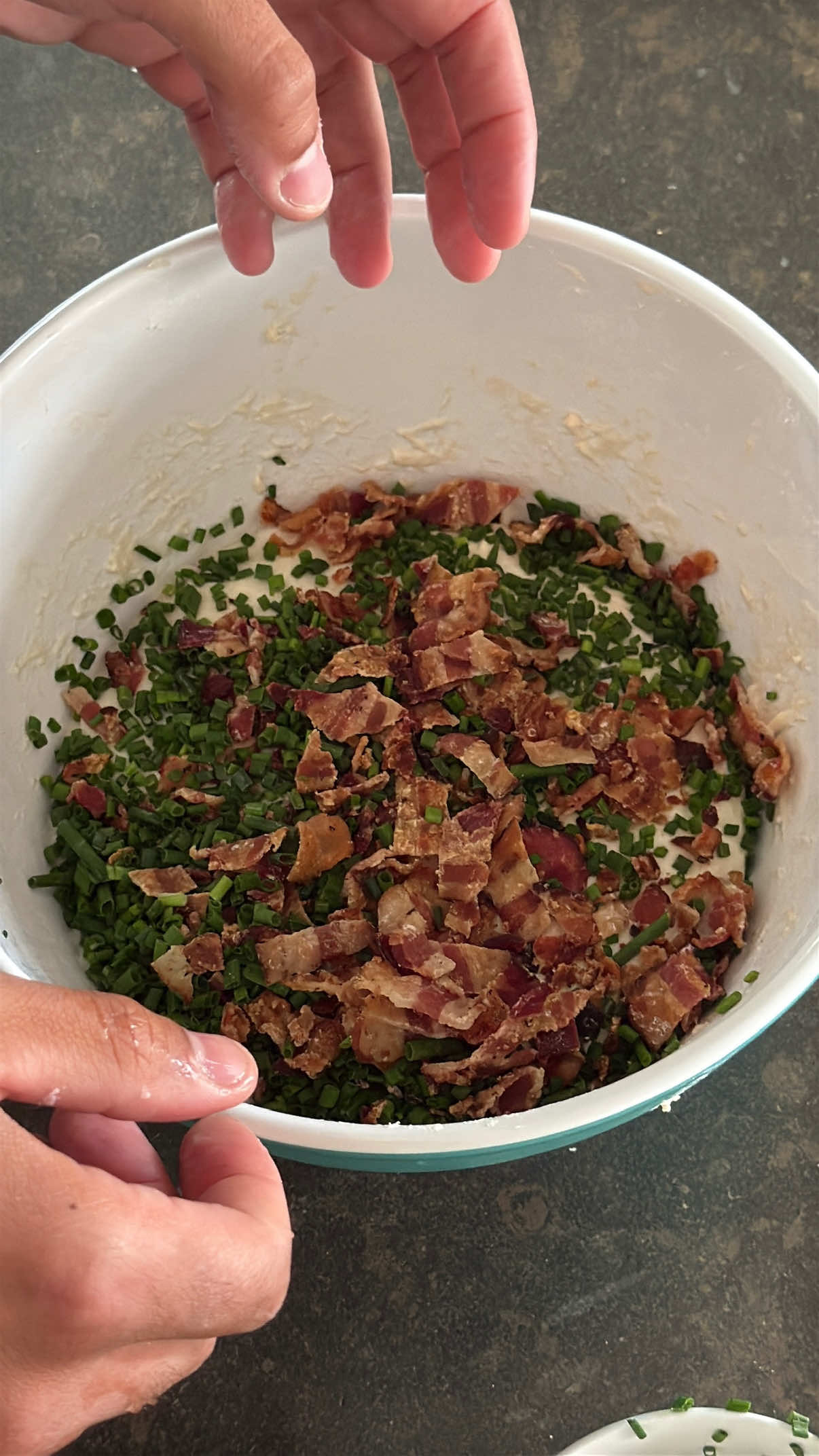 bacon and chive sourdough, a true delicacy - about to wip up a BLT on this bad boy  #sourdough #sourdoughinclusions 