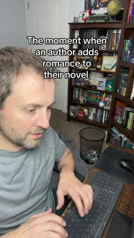 Is this what that looks like? I haven’t added a whole lot of romance to my books yet. Maybe one day soon. . . #authorsoftiktok #writertok #writingabook #bookishhumor #fantasyauthor 