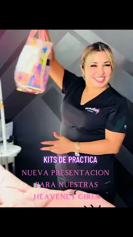KITS DE PRACTICA NUEVA PRESENTACION PARA NUESTRAS HEAVENLY GIRLS🩷 #lashes #lashclass #cursos #pestañas #highlights                 