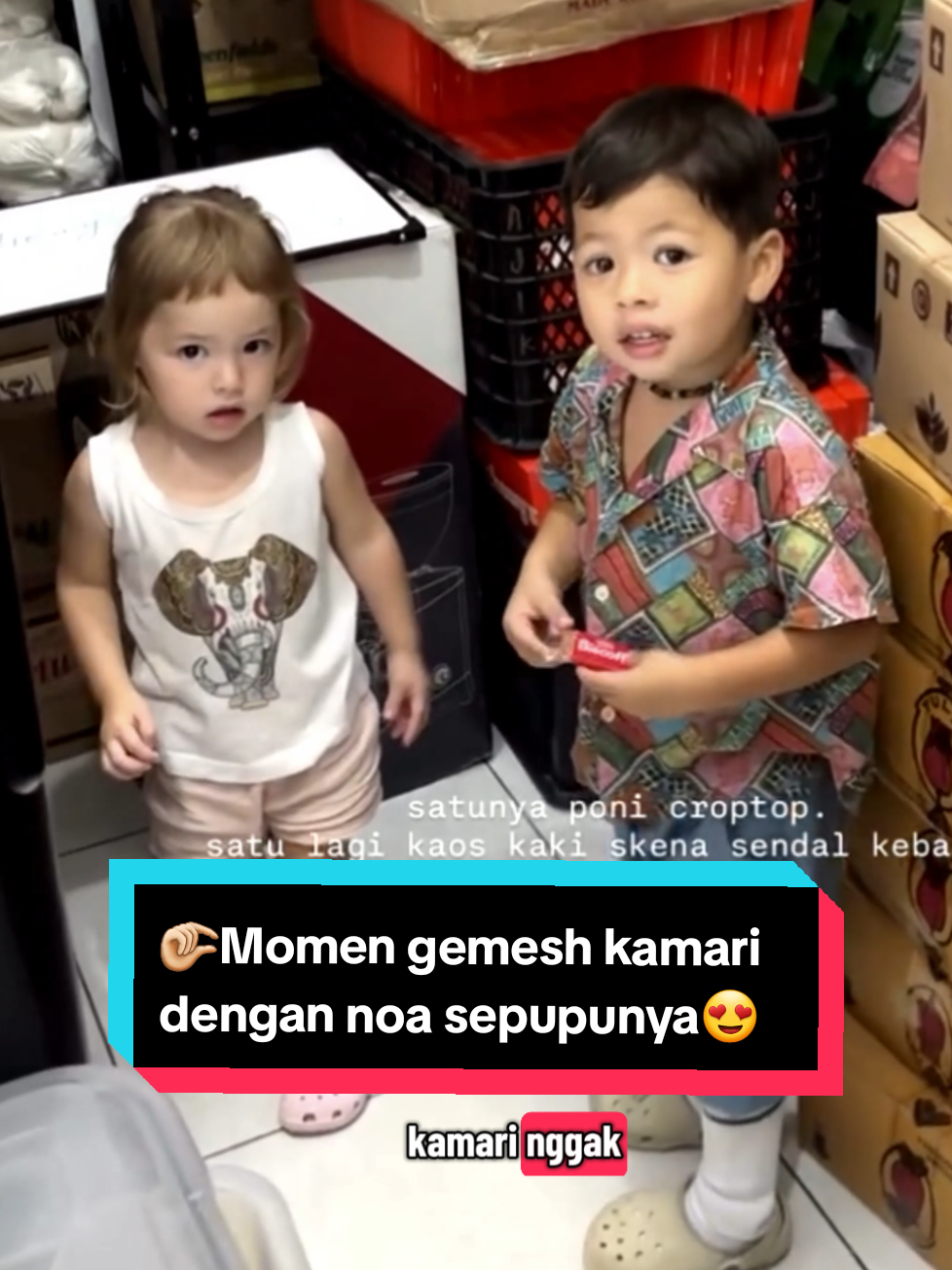 gemesh sekali mayii & noa😍🤏🏻 @Mamanya kamari #fyp #foryoupage #kamariskywassink #jennifercoppen #JJCapCut 