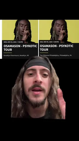 OSAMASON PSYKOTIC TOUR PRESALE HAPPENING NOW #osamason #lilo #bensuarezfr #realgeëker 