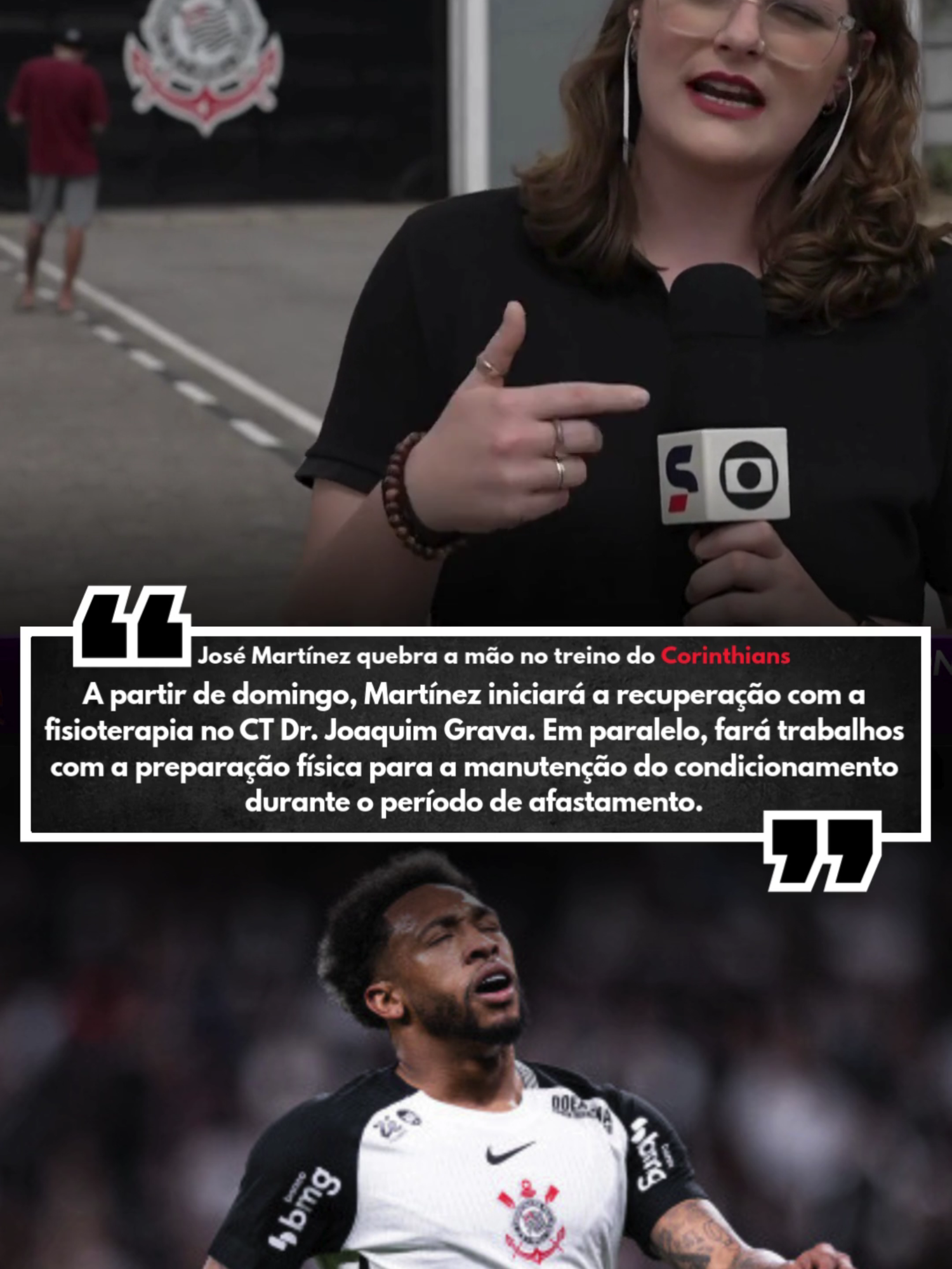 SITUAÇÃO DE JOSÉ MARTÍNEZ DEPOIS DE FRATURAR A MÃO EM TREINO DO CORINTHIANS, MAIS VIROSE DE MEPHIS DEPAY #corinthians #futebol #josemartinez #memphisdepay