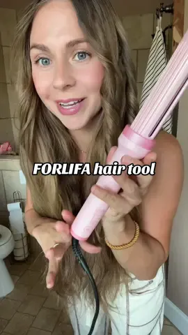 Best hair tool ever!!! Works as a straightener as well as a curler!!! #Forlifa #HairTool #HairStraightener #HairCurler #Hairstyles 