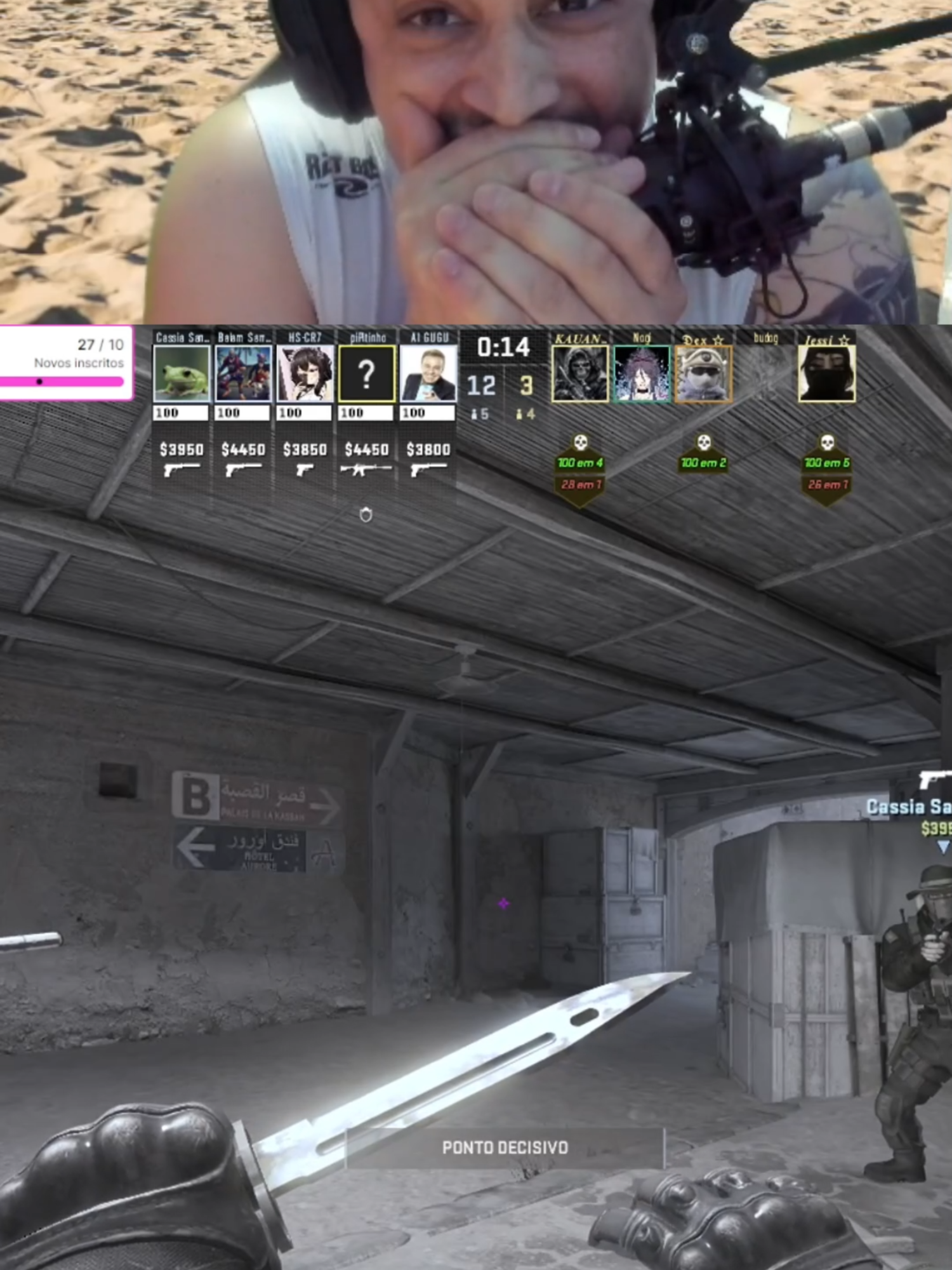 QUANDO MINHA LOBBY SÓ ENTRA PESSAS NORMAIS 🙈🤣 #fy #csgo #cs2 #clips