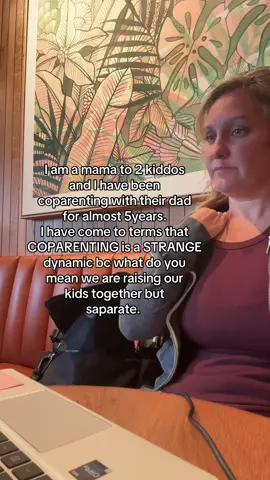 Coparenting is strange #coparenting #blendedfamily #strange #mom 