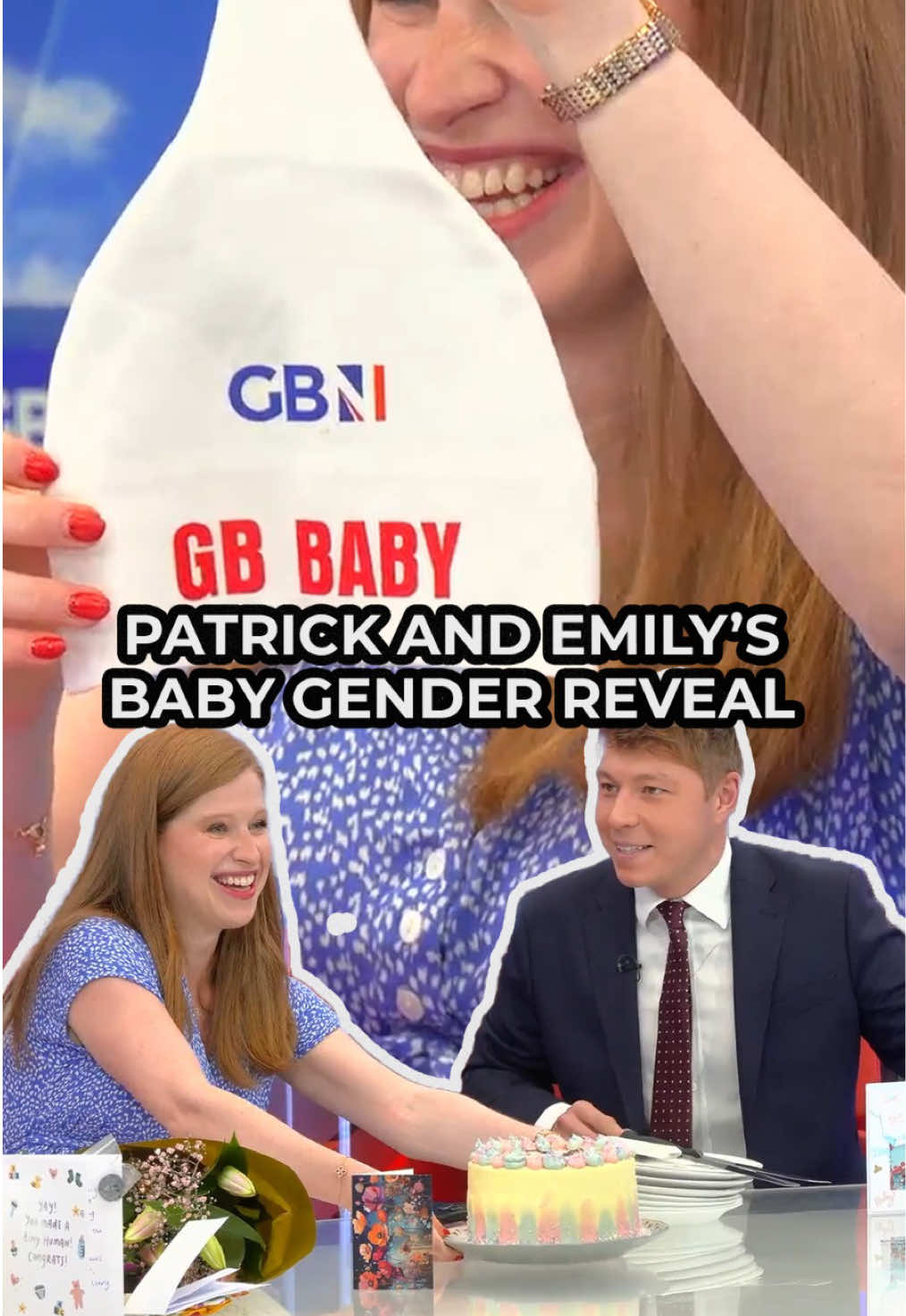 GB News hosts Patrick Christys and Emily Carver reveal the gender of their baby live on air! #PatrickChristys #EmilyCarver #Pregnancy #GenderReveal #GBNews