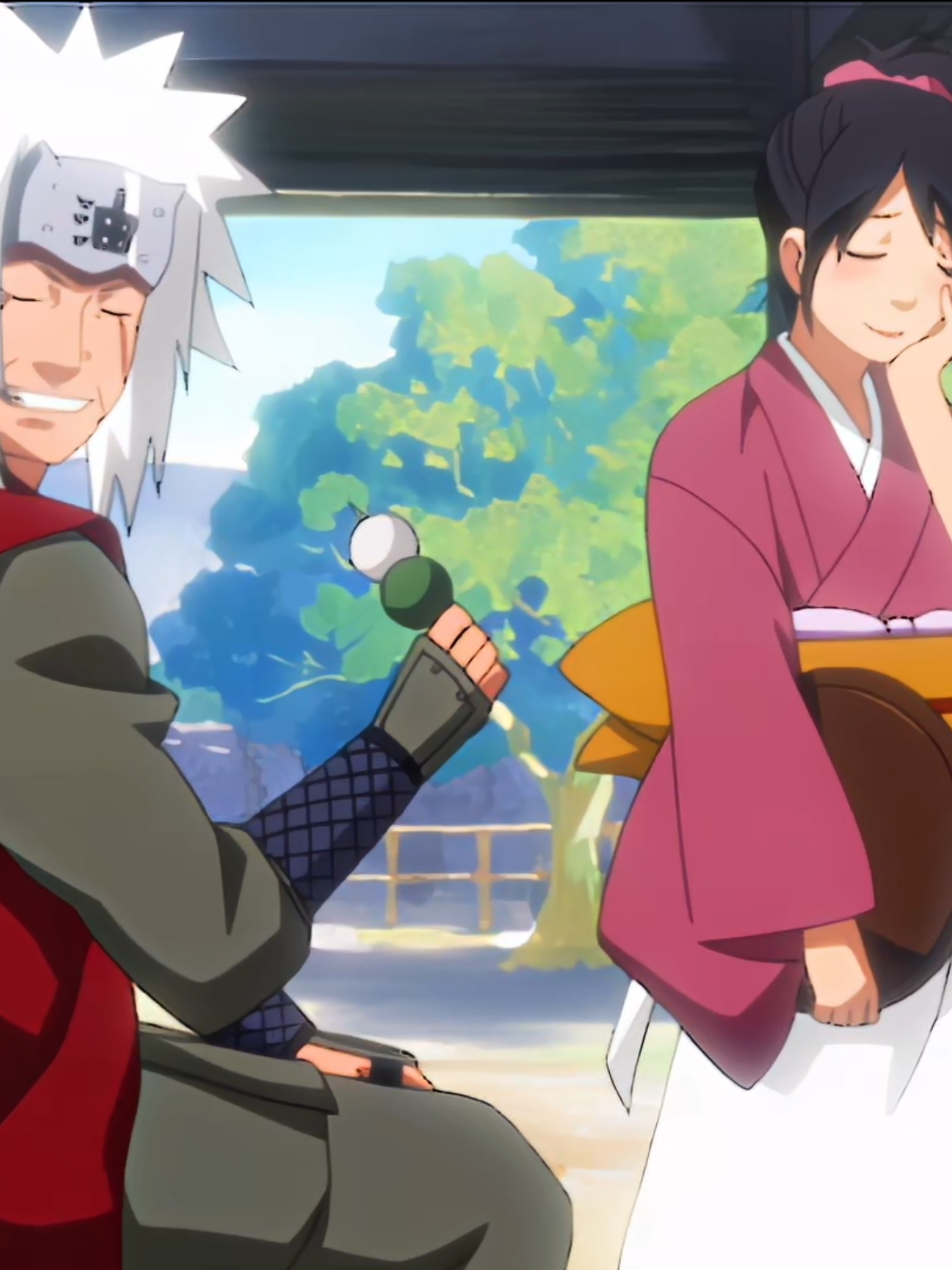 Jiraiya flirting level 💀💀#naruto #anime #jiraiya #narutoshippuden #anime 
