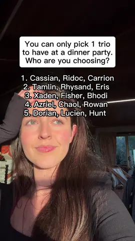 Do I want brooding, laughs or tension!?!?  #acotar #BookTok #throneofglass #sarahjmaas #romantasy #aelingalathynius #rhysand #xadenriorson 
