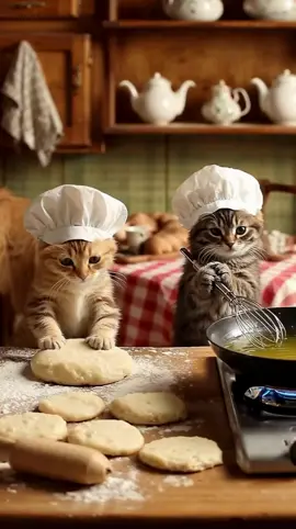 When Kittens Take Over the Kitchen 🐾🍳
