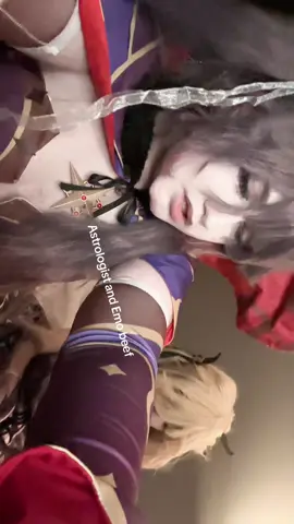@isuhbanshee #GenshinImpact #monamegistus #fischlgenshinimpact #genshin #cosplay 