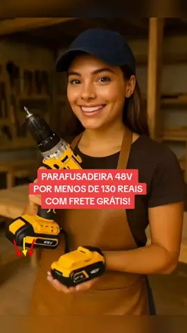 Parafusadeira e Furadeira 48V  #parafusadeira #ferramenta #emcasa #trabalho 