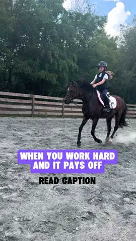 This is my student Violet and her #pony, Mack. Is every jump in this video perfect? Nope. But I couldn’t be more proud! When Mack first came to us, he would stop at poles on the ground, or launch over small jumps in a panic. If he made a mistake, he’d go straight into racehorse mode - mentally checked out and hard for a young rider to handle. Over the last few months, we’ve made big changes: consistent groundwork, a softer bit, endless transitions, and a daily calming supplement. Violet has worked so hard on being soft with her hands, and together they’ve built his confidence back up. Now? He’s making mistakes without overreacting. He’s carrying an even rhythm, needing leg instead of restraint… and best of all, Violet is smiling through the whole course. Progress like this is what it’s all about. 💛🐴