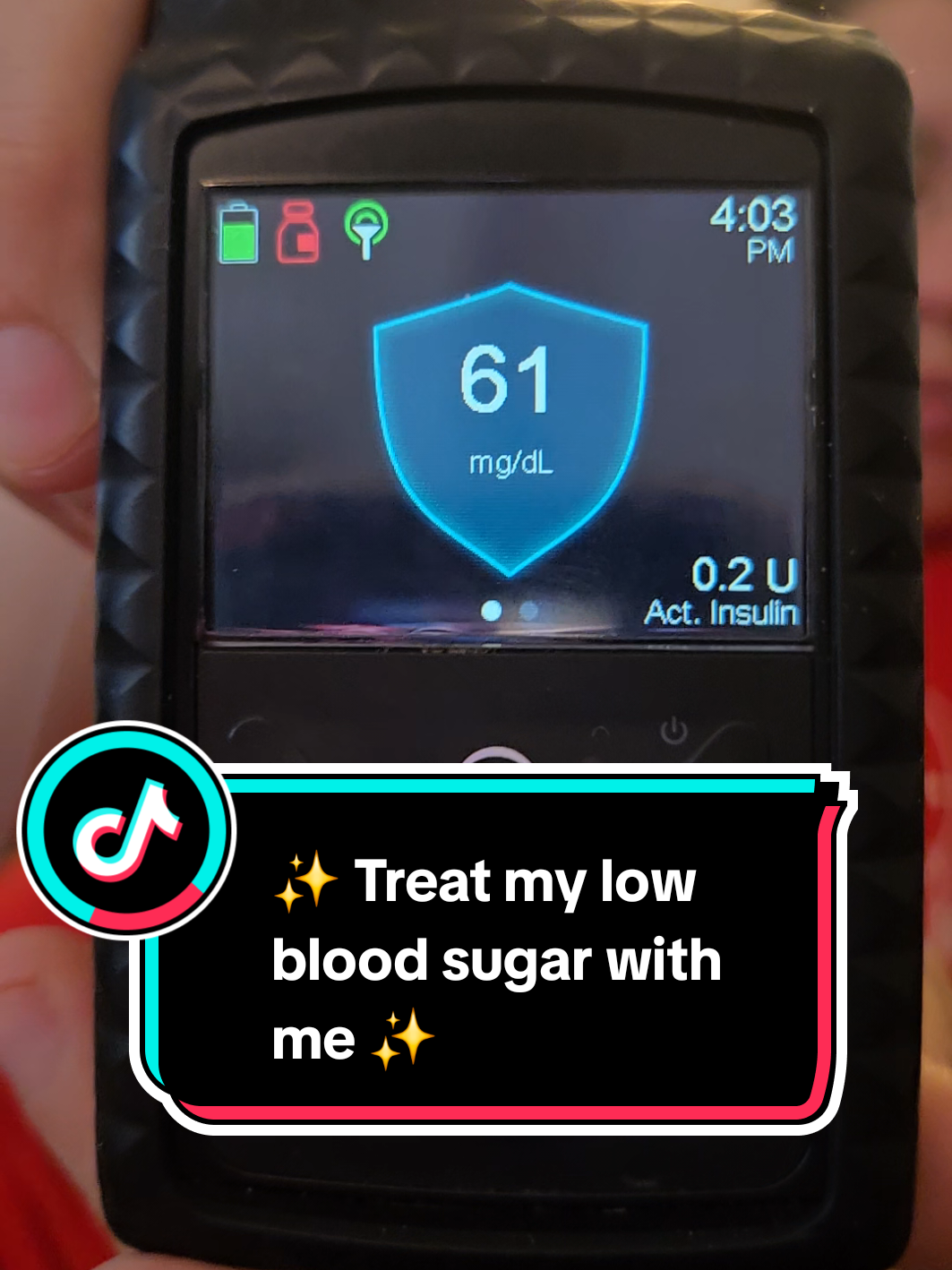 ✨️ Treat My Low Blood Sugar With Me ✨️ #typeonediabetic #typeonediabetes #DiabetesAwareness #lowbloodsugar #diabetes 