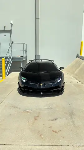Blacked out Svj🥷🏿 #cars #lamborghini #aventador #svj #supercar 