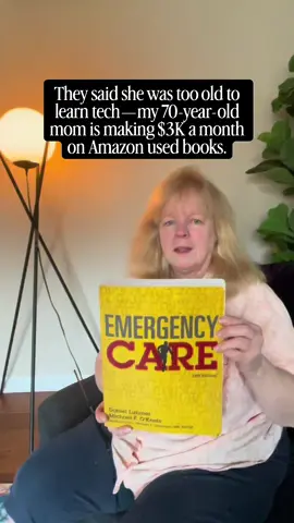 They laughed when I said my 70-year-old mom was going to start selling books on Amazon… Now she’s making $3,000/month flipping used books from thrift stores. 📚 If she can do it with zero tech skills, you can too. #amazonseller #thriftshop #amazonfba 