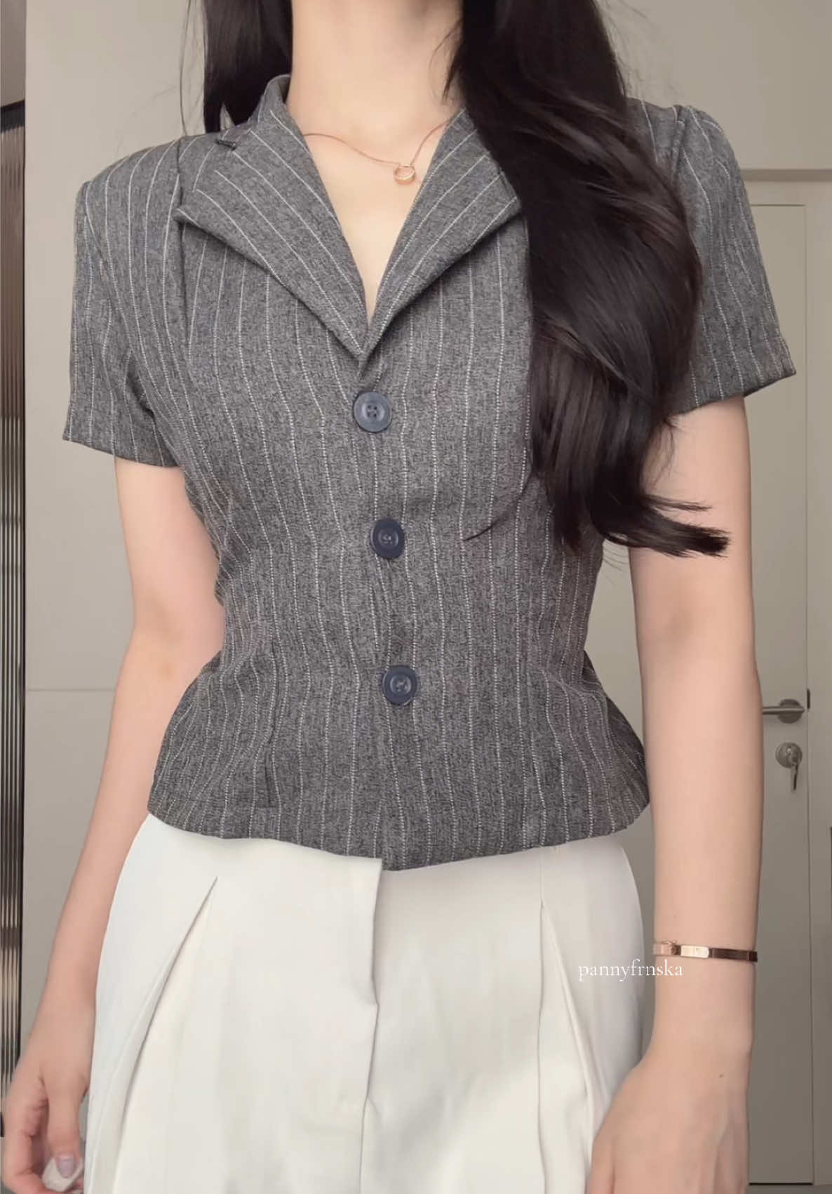fav shirt 🥰 #kemejawanita #fyp 