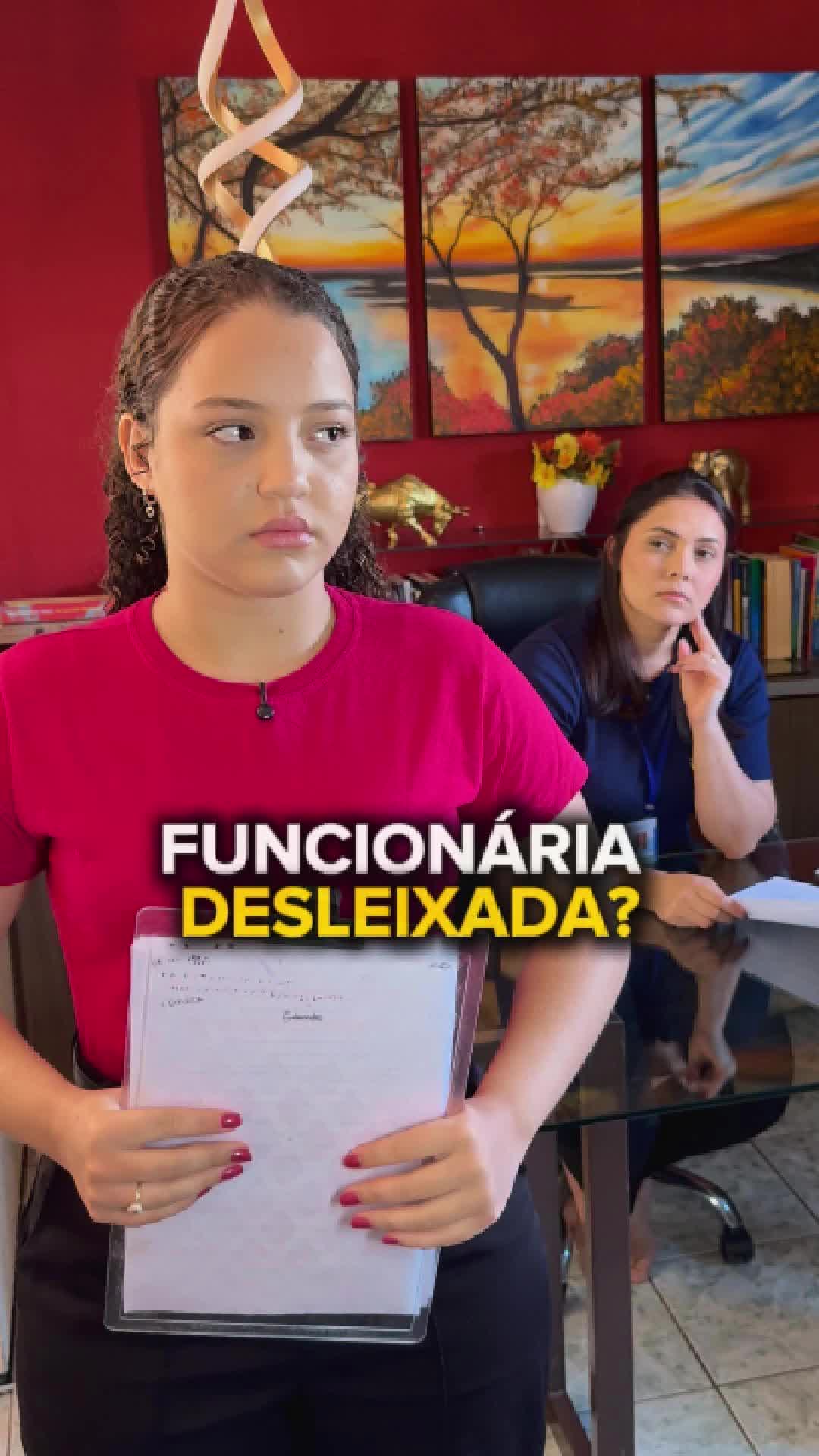 Funcionária desleixada? #DRAM