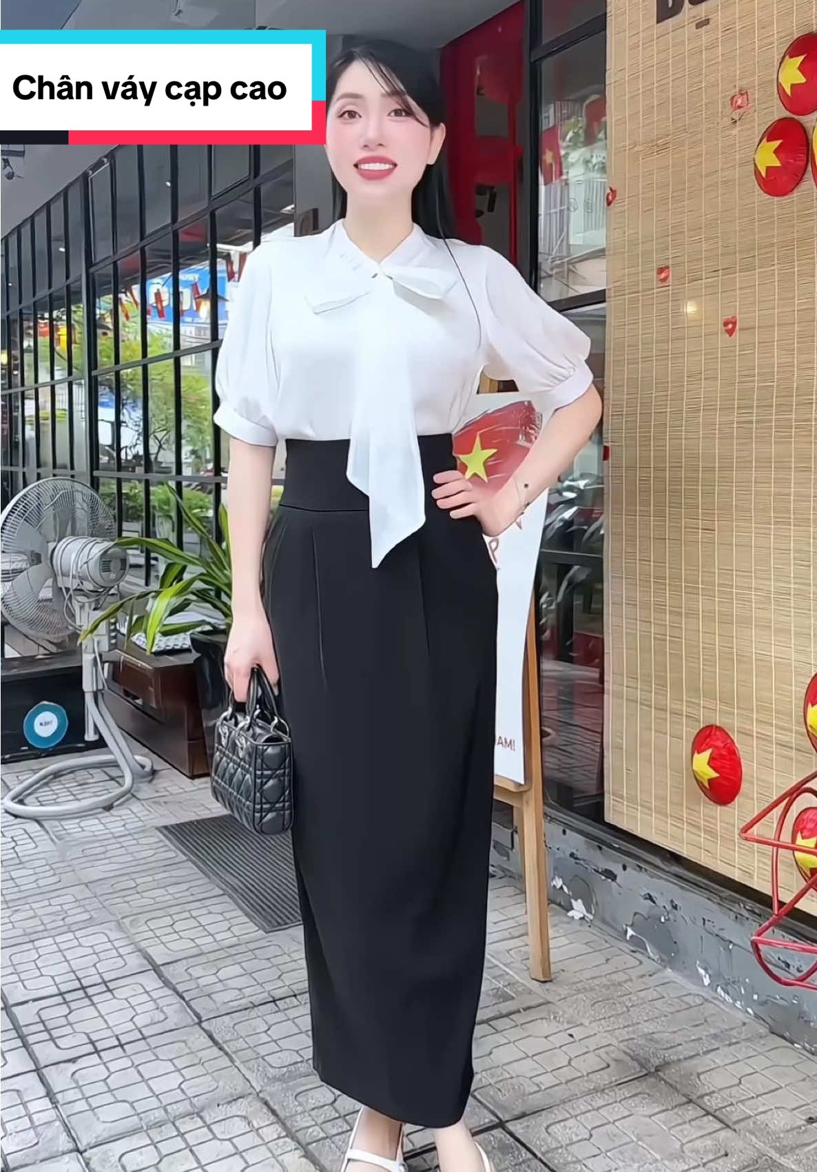 Cái vibe hàn xẻng này ta nói nó xinh và thanh lịch lắm í  #chanvaydai #chanvaydangdai #chanvaycapcao #thoitrangcongso 