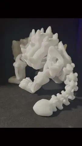 Ankylosaurus skeleton toy just waiting for Halloween 🎃!  #halloweenvibes #spookycute #3dprintingservice #spookyart      #CapCut 