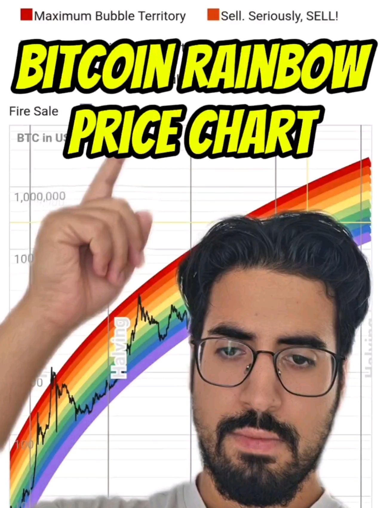 Der Bitcoin Rainbow Chart signalisiert noch lange kein Top. Wobei ich diesmal denke, dass wir im grünen/hellgrünen Bereich landen werden und dieser Indikator immer weniger an Relevanz gewinnen wird. Nichtsdestotrotz eine Erwähnung wert.😎 #bitcoin #crypto #bullrun 