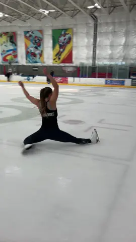 split slide three hours into a session with no ice make iykyk 💀  🎥: @brynn roberts  #figureskating #domoslide #icedance #fyp #icedancer 