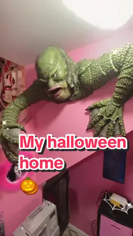 Someone asked if I was autistic because of how my house is decorated all year  I just really like Halloween and Y2K aesthetic  #autism #halloween #halloweendecor #halloweendecorations #fall 