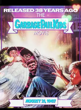 Garbage pail kids released 38 years ago #garbagepailkids #garbagepailkidscards 