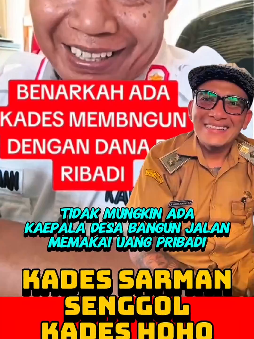 Kades Sarkam senggol Kades Hoho. #fyp #trending #kadeshoho 
