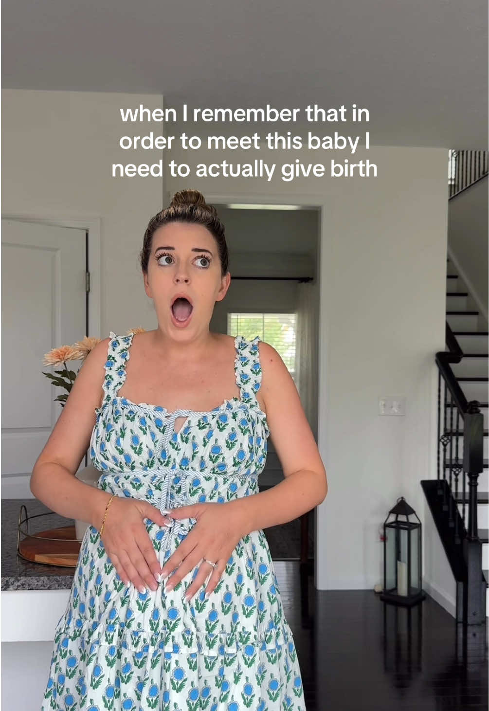 I can’t wait to meet him but omg how do I do this????🥲💙 #pregnanttiktok #thirdtrimester #pregnancyhumor #firsttimemom #thirdtrimesterbelike 