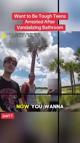 Want to Be Tough Teens Arrested After Vandalizing Bathroom #cops #police #policeofficers #foryou 